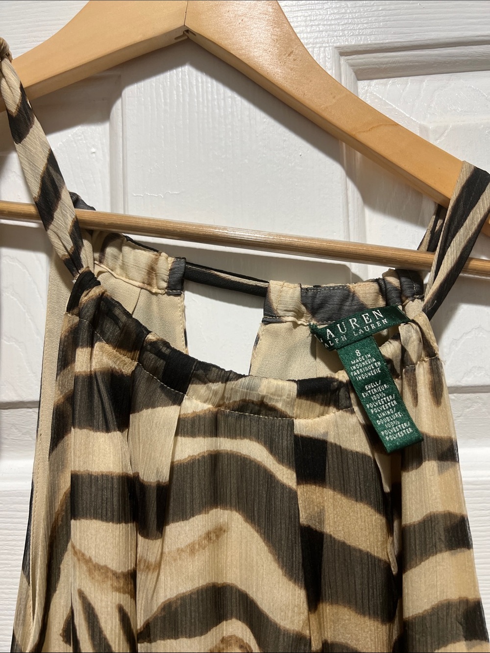 LAST CHANCE🧾 Ralph Lauren Zebra Print Maxi Dress; NWT; Buy 2 @ $50 Sale!! - Picture 8 of 13